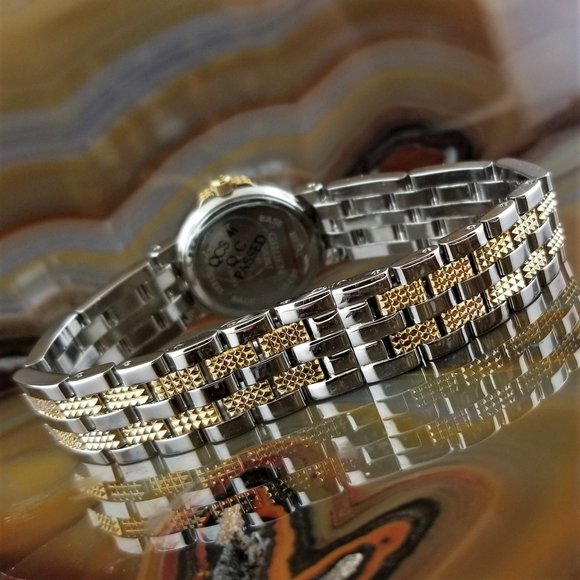 Women\'s GRUEN Gold & Silver Coin Edge Watch